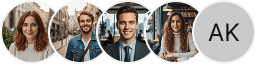 Multiple investor profile avatars on Moc Ngan Phu trading review block